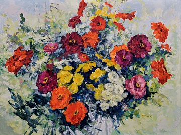 "Still life. Flowers", 1970s