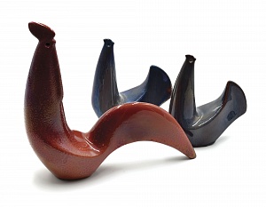 "Rooster and chickens", 1988