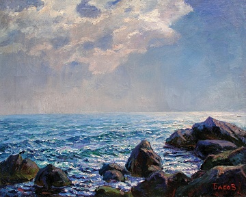 "Glare on the sea", 1948