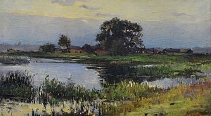 "Pond in the village", 1980s