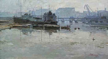 "Evening port", 1960