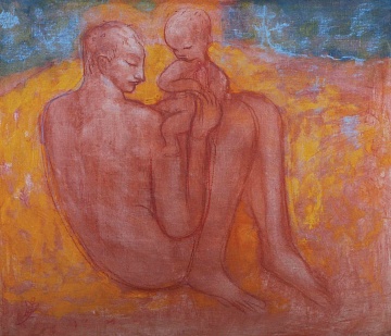 "Father with Child", 1991