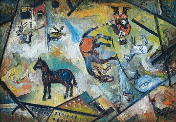 "Kubofuturistic composition", 1940s