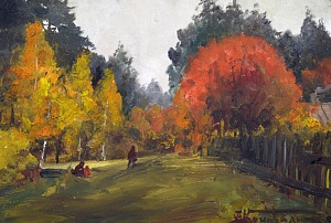 "Autumn Landscape", 1960s