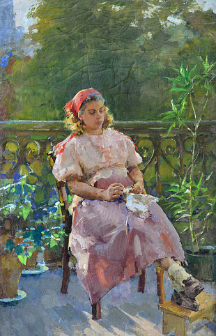 "Portrait of Alla Gorska", 1950s