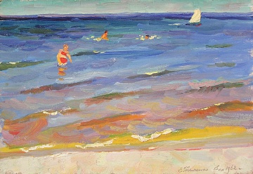 «На пляже», 1962