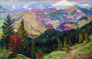 "Горный пейзаж", 1960-е гг.