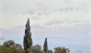 "Study (Sunset in the Crimea)", 1912