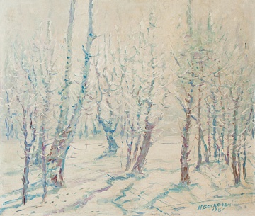 "Forest in winter", 1981