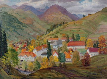 “Carpathian village”, 1960s