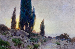 "Genoese rock in Balaclava", 1926