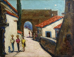 "Улица в г. Таско. Мехико", 1970