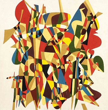 "Abstract composition", 1970s