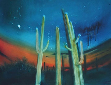 Sky over the desert, 1999