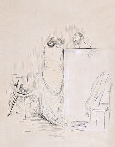 "The Waiting", about 1890