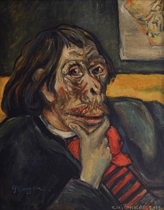 "Self-portrait of Gauguin", 2019