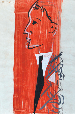 "Portrait of A. Petritsky", 1960s