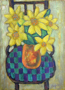 «Натюрморт с подсолнухами», 1985