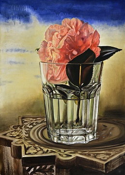 "Camellia in a glass", 2019