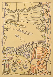 «На балконе», 1990-е