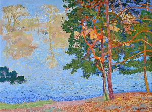 "Pines on the shore", 1983