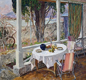 "Teracce of A. Chekhov's house in Gurzuf", 1973