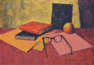 "Composition with glasses", 1976