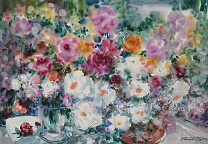  — "Peonies", 2000