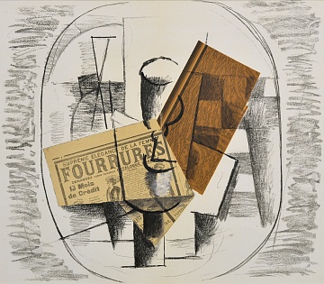 "A glass and a bottle", 1963