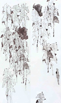 Diptych "Pines", 2011