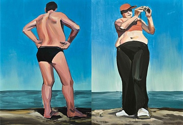 Diptych "Tourists", 2010