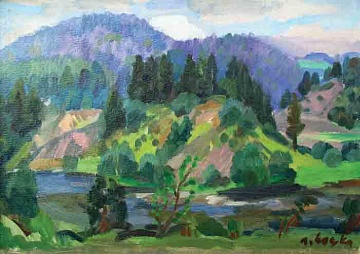 "Mountain Landscape", 1970s