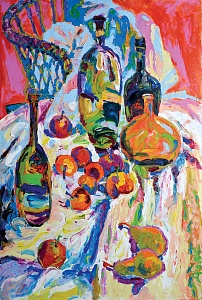 "Still life with bottles", 2008