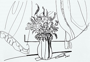 "Flowers on the table", 2003