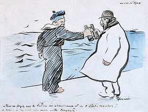 "In front of the «Sfax»", 1899