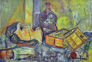 "Still life with a mask", 1960s