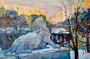 «Пейзаж со львом у Национального музея», 2006