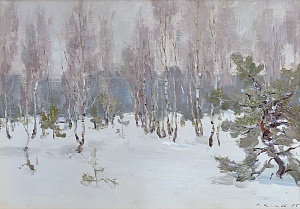 "Winter forest", 1955