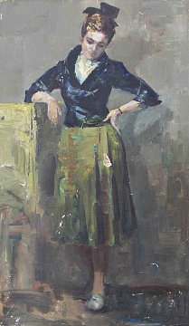 «Девушка у комода», 1950-е гг.
