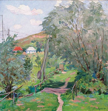 "Willows with a bridge", 1970