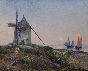 "Landscape with a Mill," 1920s