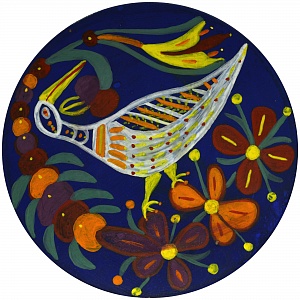 Plate "Bird", 1970s