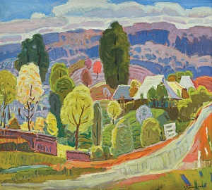 "Carpathian Village", 1977