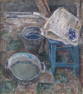 «Натюрморт с газетой», 1962