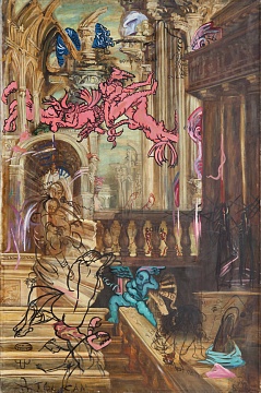 "Trying minuet on the ruins", 1989