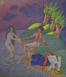 "Mermaid and Cossack" from the series "Ukrainian Legends", 1990