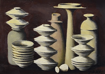"Still Life with ceramics", 1987