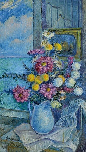 "Still Life with Flowers", 1955