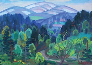 "Горный пейзаж", 1970-е