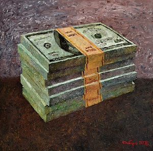 «Натюрморт с атрибутами искусства», 2008